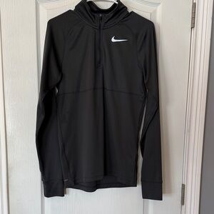 Men’s Nike charcoal dri fit Quarter-Zip Pullover, small